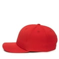 thumbnail image 5 of OC Sports AM-101 USA Made Solid Back Cap - Red, 5 of 8