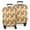 Beige Sunflower Pattern, variant on White Bee Sunflower Pattern Luggage Cover Fashion Suitcase Cover Baggage Covers Fit 25-28 Inch Luggage (Go Travel)