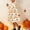 White, variant on Halloween Dresses for Girls Pumpkin Print Long Sleeve Crew Neck Swing Dress for Trick Or Treat and Daily