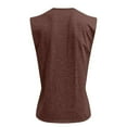 thumbnail image 6 of LRGSHF Sleeveless Shirts for Men Henley Tank Tops Breathable Lightweight Solid Color Pullover Summer Loose Fit Casual Basic 3-Button Tees with Pockets, 6 of 6