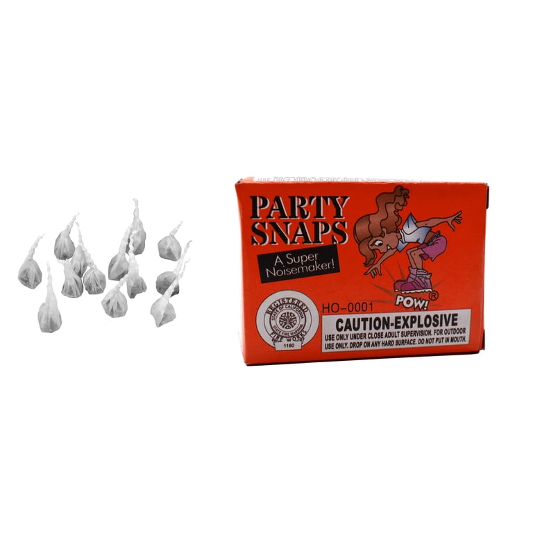 Nicky Bigs Novelties Party Snaps, 450 Count Poppers, Loud Noise