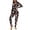A-Black16, variant on XIAOCHA Womens Heart Love Print Onesie Pajamas Button Front Long Sleeve Stretchy Breathable Casual Nightwear