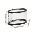 thumbnail image 2 of B Acrylic Storage Rack 2 Tier Display Shelf For Perfume Cosmetics Makeup Vanity Desk Bathroom Counter Organizer, 2 of 7