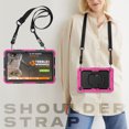 thumbnail image 7 of Case for Samsung Galaxy Tab S6 Lite 10.4 inch 2024/2022/2020, 360 Rotating Stand Handle Pencil Holder Shoulder Strap Heavy Duty Shockproof Cover, Rose, 7 of 7