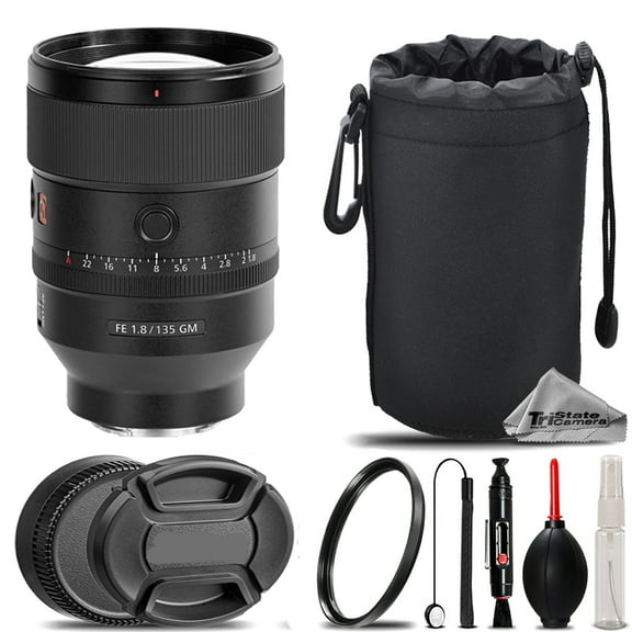 Sony FE 135mm f/1.8 GM Lens  UV Filter    Hood   Lens Pouch- Basic Kit (International Version)