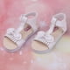 thumbnail image 5 of Blancos Ther Sandalias de Bowknot para Accesorio de Ropa de Muñeca de 1/3, 5 of 9