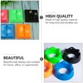 thumbnail image 4 of FRCOLOR Display Holder 2pcs Practical Soccer Ball Stand Display Holder Basketball Rack Support Base,4.33"X4.33"X1.42", 4 of 5