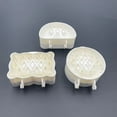 thumbnail image 2 of Decodeary Easy Baking Solution Mini Pie Molds For Baking Made Of Safe ABS Plastic Party Food Apples Pie Mold Mini Apples Molds white 3pcs, 2 of 6