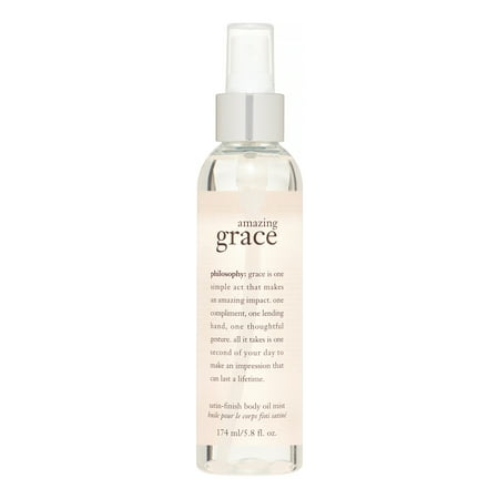 Fl Oz Body Oil - Philosophy Amazing Grace Satin-Finish Body Oil Mist, 5.8 Fl Oz