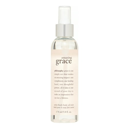 Philosophy Amazing Grace Satin-Finish Body Oil Mist, 5.8 Fl (Best Body Spray That Lasts All Day)