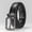 Black, variant on Punplita Men Black Belt Leather Office Commute Business Casual Wear
