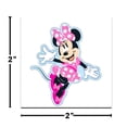 thumbnail image 2 of Disney Minnie Mouse Tattoos Party Favors Bundle ~ 72 Perforated Individual 2" x 2" Minnie Mouse Temporary Tattoos for Kids Boys Girls (Minnie Mouse Party Supplies), 2 of 2