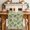 Light Beige Lemon Green, variant on Green Lemons Table Runner 72 Inches, Summer Watercolor Blue Bow on Fruits Bed Runner Dresser Scarves Tabletop for Indoor Outdoor Parties/Ceremony/Banquet, 13" x 72"
