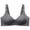 Dark Gray, variant on Gyexs Women's Push Up Wireless Bra Support Comfort No Underwire Bralette Everyday Wear Soft Comfortable Underwear, Dark Gray, Size 40