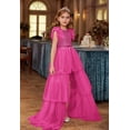 thumbnail image 4 of Drtj 2-14T Kids Teens Girls Dresses Sequin Party Formal Pageant Dress Tween Birthday Tulle Prom Princess Maxi Dress, 4 of 8