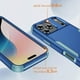 thumbnail image 3 of For iPhone 17 Pro Case 3 in 1 Shockproof TPU PC Phone Cover - Sapphire+Pink, 3 of 5