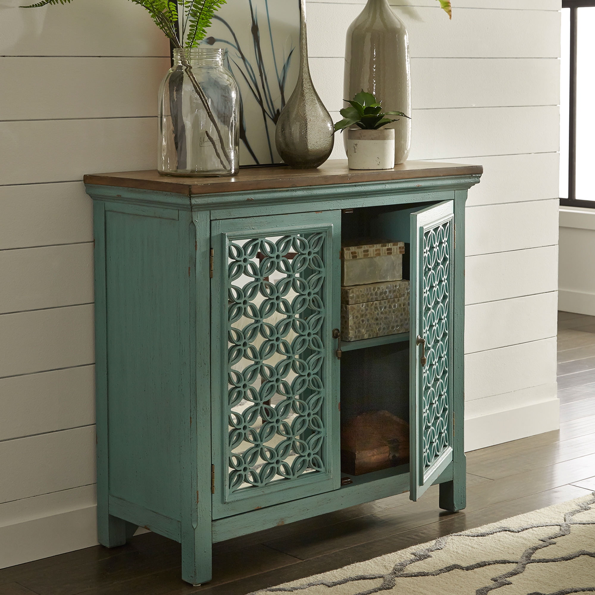 Prieto 2 sale door accent cabinet
