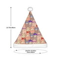 thumbnail image 3 of KLL Christmas Hats for Adults Plush Cute Lamas Print Santa Hat Xmas Fluffy Santa Claus Hat for Women Men, 3 of 6