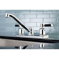 thumbnail image 2 of Kingston FB121DKL Kaiser Two-Handle 2-Hole 8" Centerset Kitchen Faucet in Polished Chrome, 2 of 5