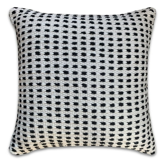 PILLOWPIA Bond Woven Cotton Pillow Cover, 20'' x 20'', Decorative Throw Pillow Case