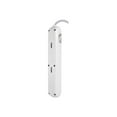 thumbnail image 3 of Philips Parasurtenseur à 4 Prises et 2 Ports USB, 720 Joules, Cordon de 4 Pi, Blanc, 3 of 7