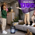 thumbnail image 5 of Audiobox ABX-82S Portable 8" PA Speaker with Stand, WaveSync™ Technology, Bluetooth, LED Lights, 1100W - Includes Microphone & USB Cable, 5 of 6