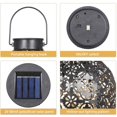 thumbnail image 4 of Linterna solar, linterna LED para exteriores, resistente al agua IP44, recargable inalámbrica, Compatible con jardín, Patio Sincero Electrónica, 4 of 5
