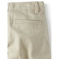 thumbnail image 3 of Wonder Nation Boys' School Uniform Stretch Chino Pants, Sizes 4-18, Slim & Husky, 3 of 4