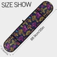 thumbnail image 3 of Dailycode Double Sided Oven Mitt with Loop Heat Resistant Kitchen Long Potholders 7" x 35" Neon Mushrooms, 3 of 6