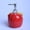 Red, variant on Ceramic Apple Soap Dispenser - Charming Green & Red Apple Liquid Soap Pump for Kitchen and Bathroom Decor