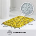 thumbnail image 6 of Bathroom Rugs Non Slip Washable - Ducky Cartoon Animal Yellow Kitchen Mats for Floor, Area Rugs for Entryway Rugs Indoor, Laundry Bathroom Room Door Rug with Rubber Backing 20x31.5in, 6 of 8