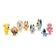 Bluey Neighborhood Friends 8 Pack, 2-2.5 Inch Articulated Figures, Toys for Kids 3-6 Years