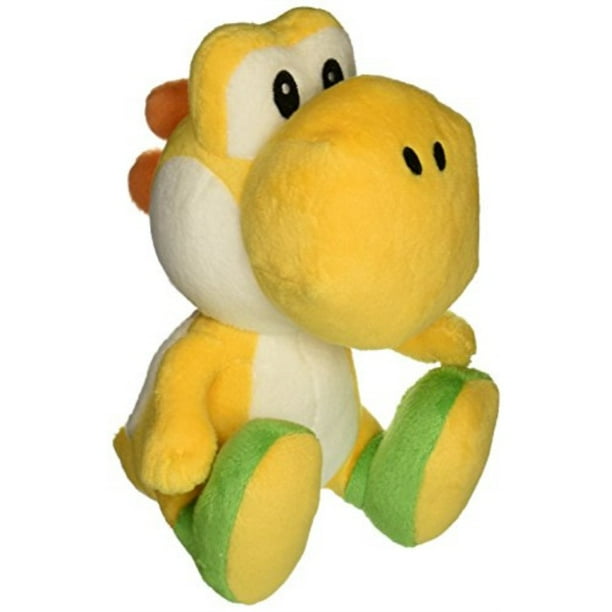 Sanei Super Mario Series 6.5" Yellow Yoshi Stuffed Plush Toy Walmart