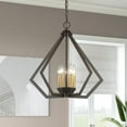 thumbnail image 6 of 40925-92 Livex Lighting Prism - 5 Light Chandelier In Geometric Style-19.5 Inches Tall and 20 Inches Wide     -Traditional Installation, 6 of 15