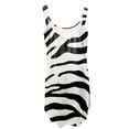 thumbnail image 6 of HAPIMO Women's Mini Loose Sundress Discount Stripe Cow Print Boho Summer Beach SaleScoop Neck Sundress for Girls Elegant Leisure Comfy Retro Holiday Sleeveless White XL, 6 of 6