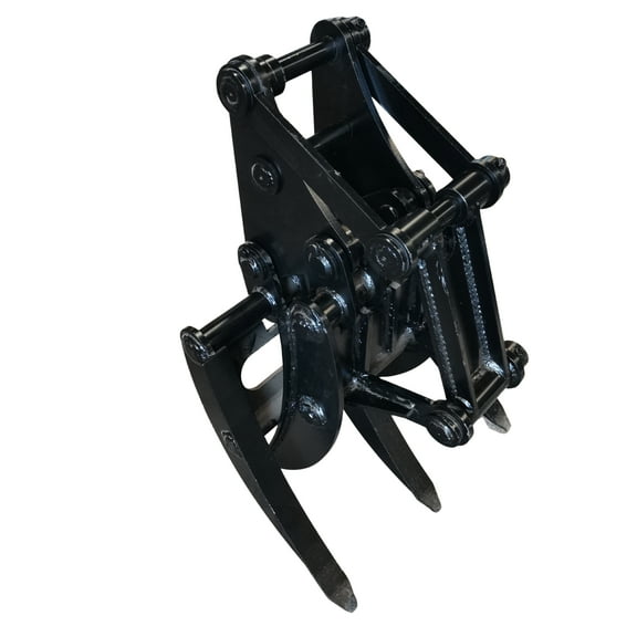 TYPHON Mini Excavator Grapple Attachment | Wide-Opening Grabber for 2–3.5 Ton Diggers | Fits TERROR X2 PRO