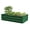 Green, variant on Greenes Fence 48" x 24" x 10" Gray Steel and Metal Raised Garden Kit