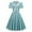 Light Blue, variant on IROINNID A-Line Dress For Women Short Sleeve Round Neckline Summer Retro Casual Pullover Sexy Long Dress Strapless Plaid Dress