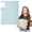 E, variant on A4 Presentation Book Display Folder, Plastic Punchless Binder for Documents 40 Pages