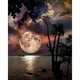 thumbnail image 1 of Taladro de pintura de diamante 5D Kits de bricolaje Imagen de mosaico de noche de luna redonda completa (w306) Hugtrwg Para estrenar, 1 of 9