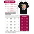 thumbnail image 7 of T Shirts for Women Short Sleeve Cotton Crewneck T-Shirt, Beach Flamingo Drink Sunset Tee Tops Casual Basic T-Shirts, XS-5XL Black 3XL, 7 of 7