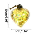 thumbnail image 3 of Fiudx Colgante de Árbol de Navidad, Decoración Led Brillante, Estilo Transparente con Adornos Bonitos, Decoración Festiva Navideña, Ideal para Fiestas, Cumpleaños, Bodas, Funciona con Pilas de Botón., 3 of 3
