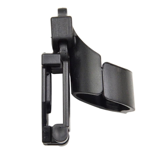 Lot De 4 Clips De Fixation Pour Tuba De Plongée – En PC Résistant, Universels (27mm), Clips Rapides, Légers, Noirs