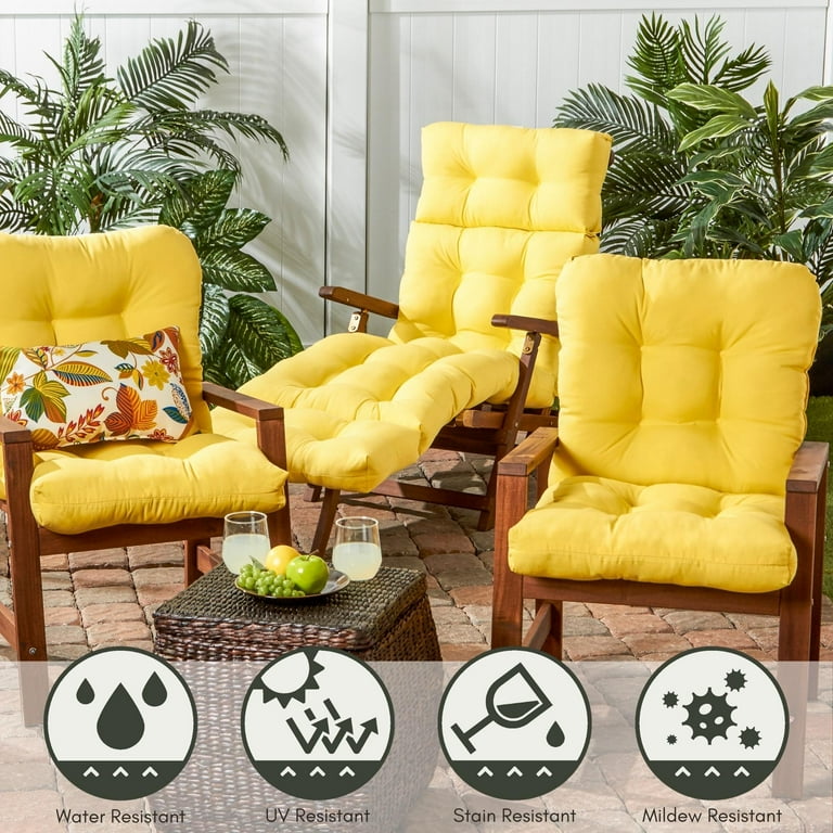 Replacement Cushions Sunbrella Tufted Chair Cushions Sunbrella