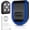 Blue+Black, variant on Magnetic Key Holder with Lock, Magnet Key Lock Box Hidden Under Car, Secure 4-Digit Combination with Resettable Code For for Indoor, Outdoor Store Car Key, Door Key (Black)