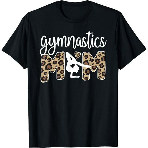 Gymnastics Mom Of A Gymnast Gymnastics Mama Funny Creative Graphic T-Shirt