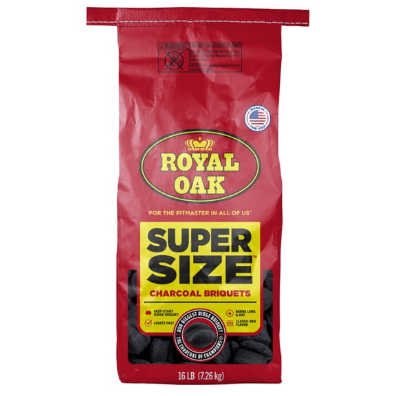 Royal Oak® Super Size™ Charcoal Briquets 16 Lbs