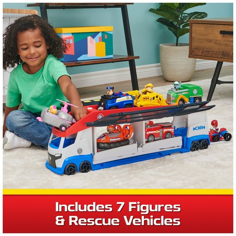 PAW Patrol, PAW Patroller Playset with 7 Figures and 7