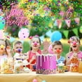 thumbnail image 2 of Cake Topper Rosa Glitter #8 Velin Fiestin Cake topper Glitter #8, 2 of 8