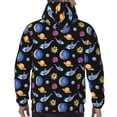 thumbnail image 7 of Wukai Whales In Space Print Men Hoodies Fleece Sweatshirts Long Sleeve Sweaters Pullover Fall Outfits Winter Clothes-XX-Large, 7 of 7